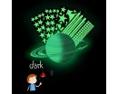 Glow in The Dark Stars Saturn Luminous Unicorns - Glowing Stars for Ceiling and Wall Decals